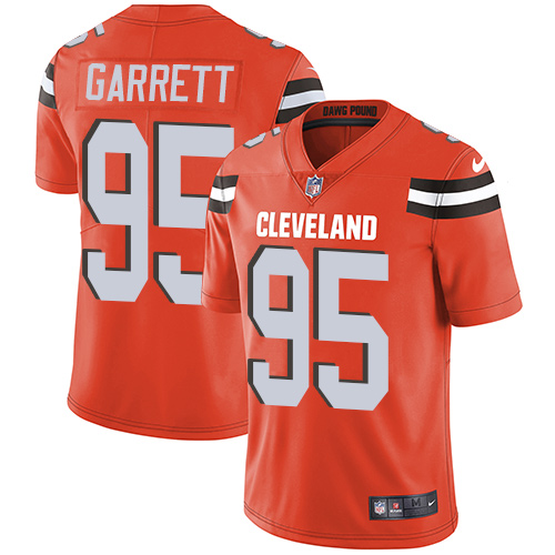 2019 men Cleveland Browns #95 Garrett orange Nike Vapor Untouchable Limited NFL Jersey->new york giants->NFL Jersey